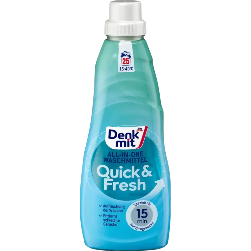 Detergent All-in-One Quick & Fresh, 25 de spălări