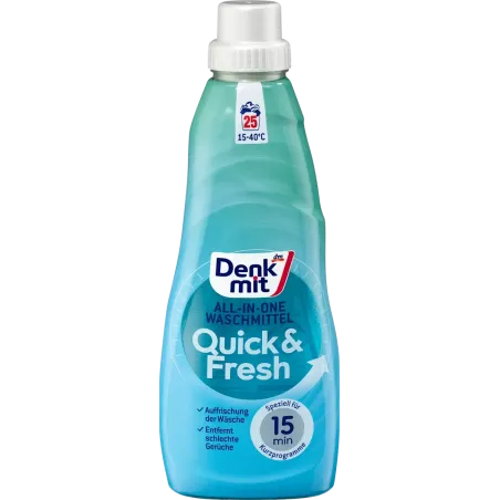 Detergent All-in-One Quick & Fresh, 25 de spălări