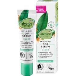 Ser SOS anti-imperfecțiuni cu argilă purificatoare și ceai verde, 15 ml