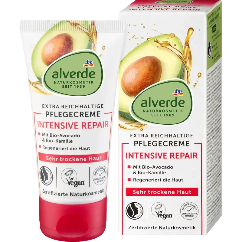Cremă de față cu avocado pentru regenerare intensivă, 50 ml