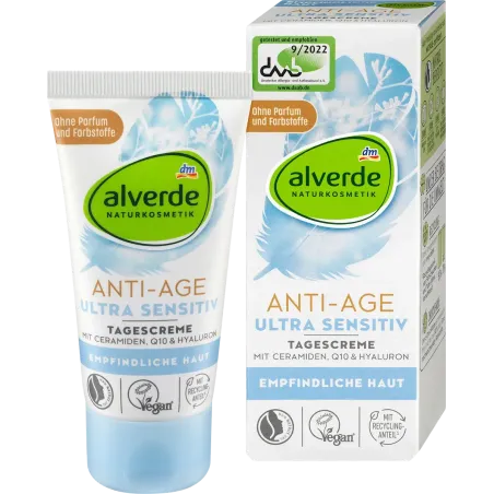 Cremă de față anti-îmbătrânire pentru piele ultra-sensibilă, 50 ml