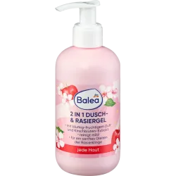 Gel de duș și de ras 2 în 1 cu extract de floare de cireș, 250 ml