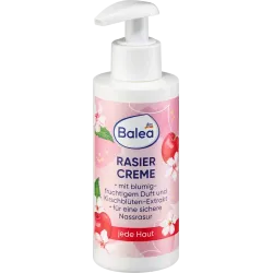 Cremă de ras cu extract de floare de cireș, 150 ml