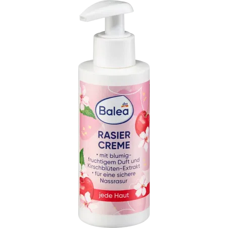 Cremă de ras cu extract de floare de cireș, 150 ml