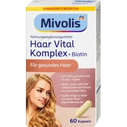 Complex vital pentru păr + biotină, capsule 60