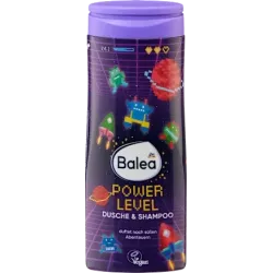 Gel de duș și șampon pentru copii 2 în 1, nivel de putere, 300 ml