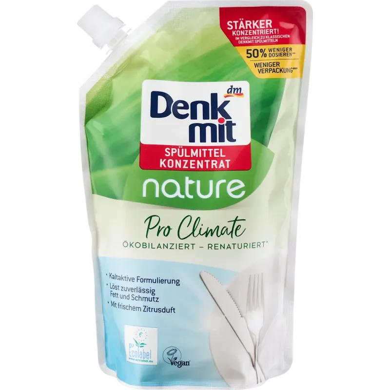 Lichid de spălat vase concentrat nature Pro Climate, 500 ml