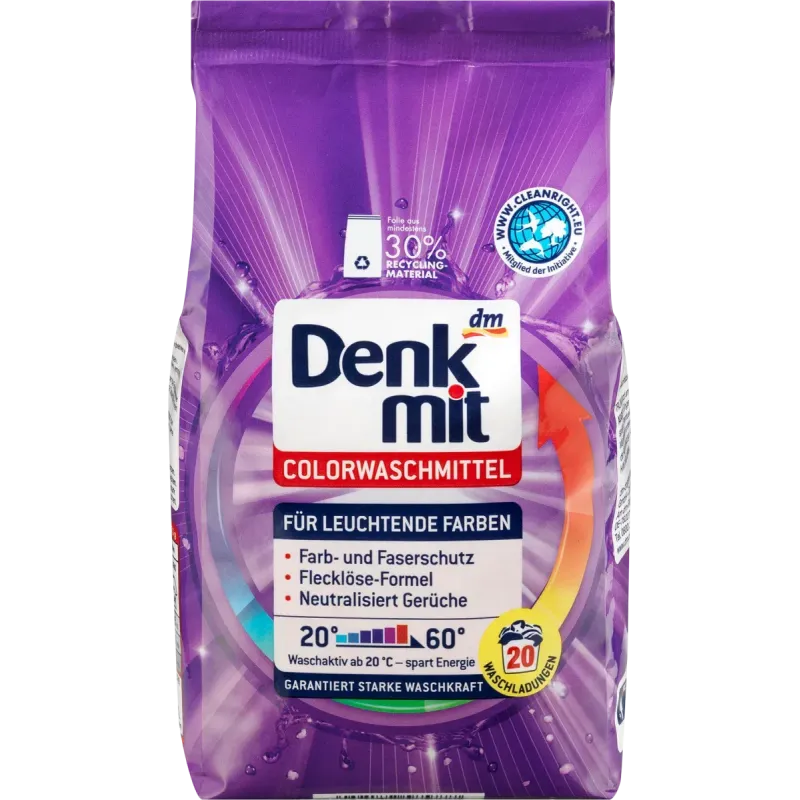 Pulbere detergent colorat, 20 Wl