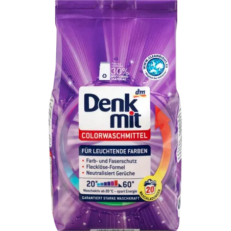 Pulbere detergent colorat, 20 Wl