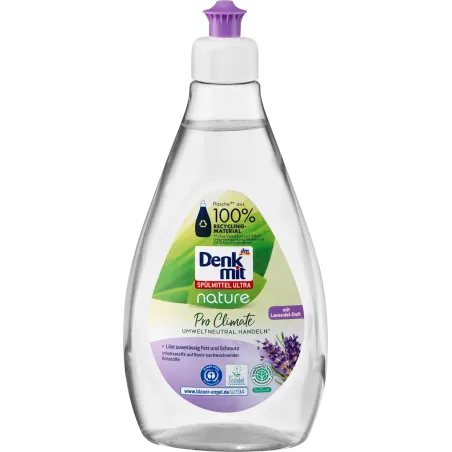 Lichid de spălat vase Ultra nature Pro Climate Lavanda, 500 ml
