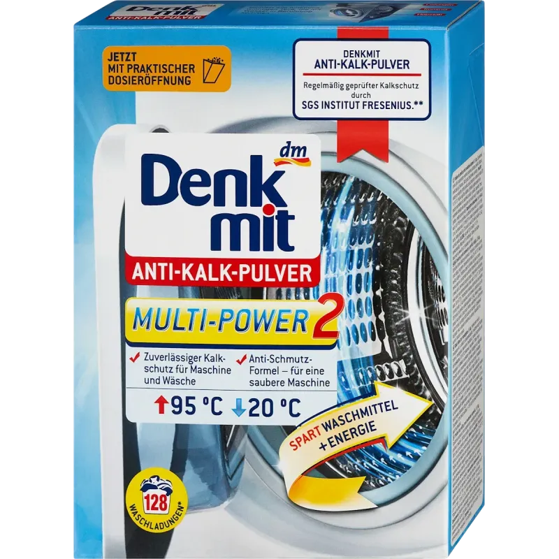 Pudră detartrantă pentru mașini de spălat, 1,5 kg