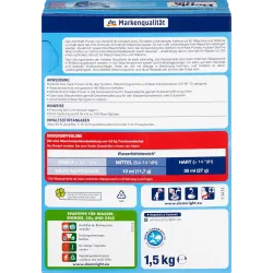 Pudră detartrantă pentru mașini de spălat, 1,5 kg