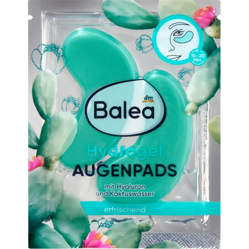 Tampoane pentru ochi Hidrogel Cactus Water (1 pereche), 2 buc