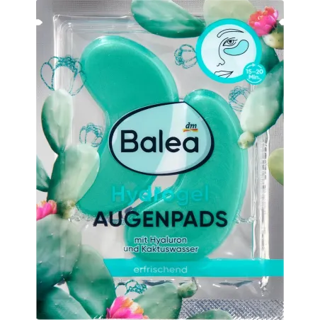 Tampoane pentru ochi Hidrogel Cactus Water (1 pereche), 2 buc