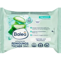 Servetele demachiante 3in1 revigorante, 25 buc