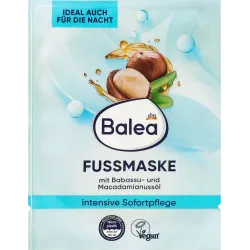 Mască pentru picioare cu ulei de babassu și nucă de macadamia, 15 ml