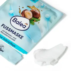 Mască pentru picioare cu ulei de babassu și nucă de macadamia, 15 ml