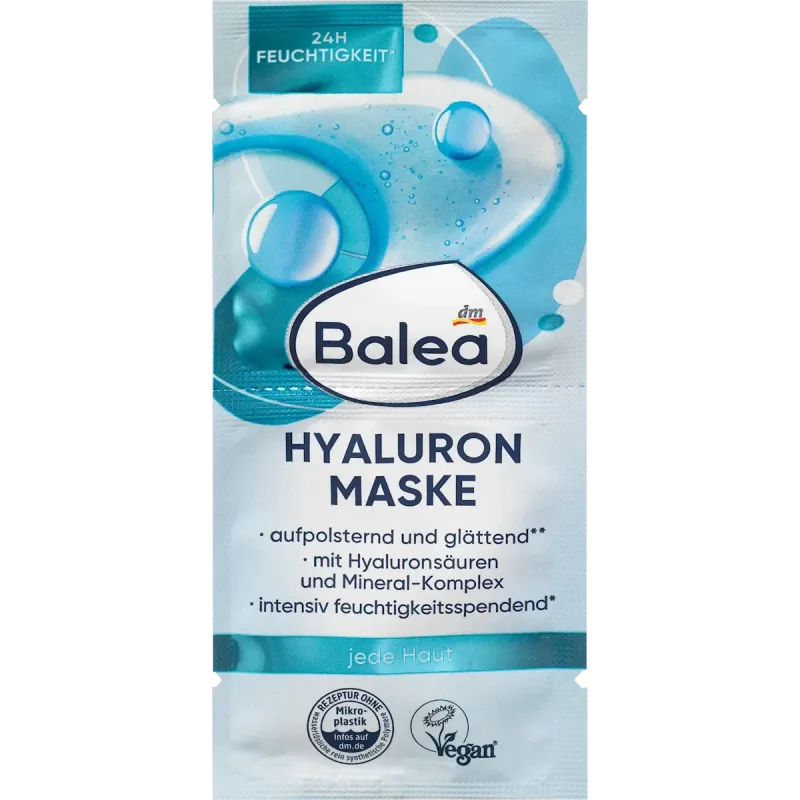 Mască de față cu hialuron (2x8 ml), 16 ml