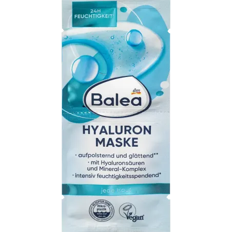 Mască de față cu hialuron (2x8 ml), 16 ml