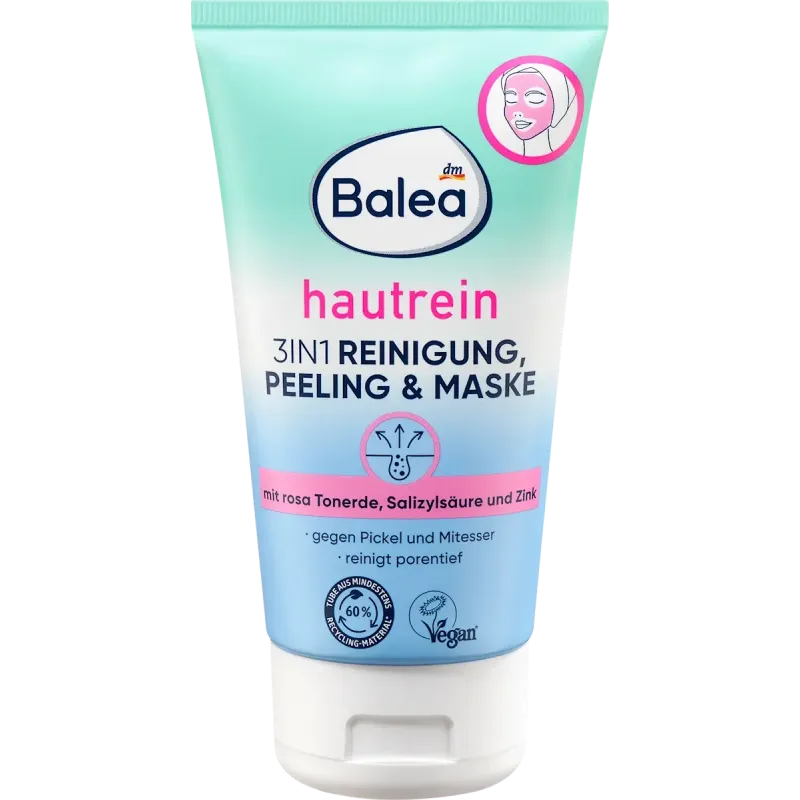 Cleansing, Peeling & Mask 3in1 ten curat, 150 ml