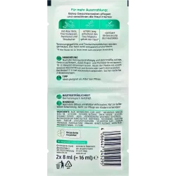 Mască de față cu Aloe Vera (2x8 ml), 16 ml