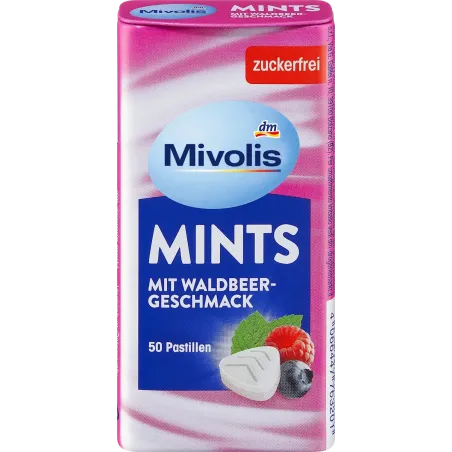 Pastile, mentă Wild Berry, fără zahăr, 35 g