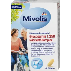 Complex nutritiv Glucozamină 1.250, 40 buc., 66 g