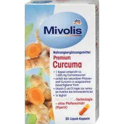 Capsule de curcuma premium, 30 buc., 19 g