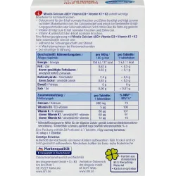 Calciu 600 + Vitamina D3 + K1 + K2, 30 buc., 50 g