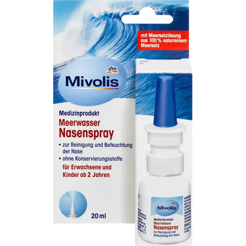 Spray nazal cu apă de mare, 20 ml