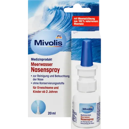 Spray nazal cu apă de mare, 20 ml