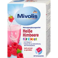 Bautura pentru copii, zmeura calda (20 batoane), 100 g