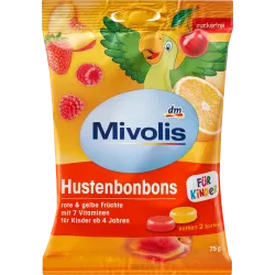 Bomboane, fructe roșii și galbene pentru copii, fără zahăr, 75 g